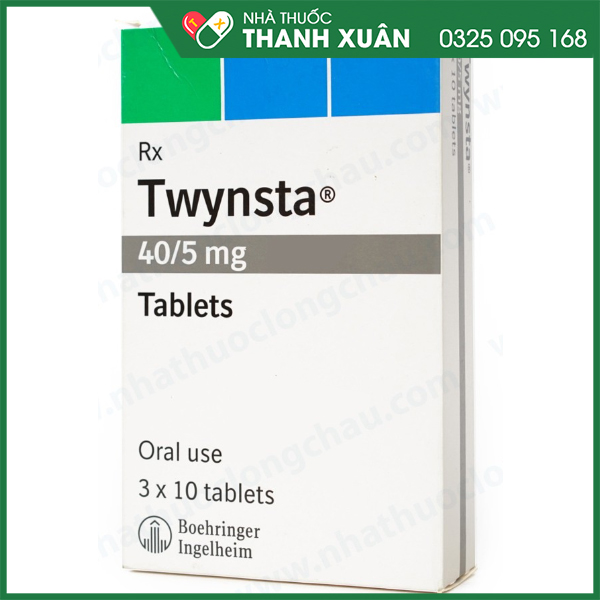 Twynsta 40/5mg điều trị tăng huyết áp vô căn